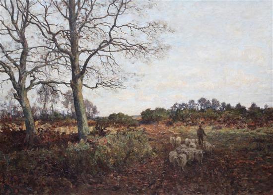 John Aborn RBA (d.1915) A bit of Surrey, 31 x 43in.